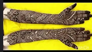 Bridel new mehendi designs😻😻#viralvideo#mehendiby hurain