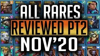 RAID | DONT LEVEL TRASH RARES REVIEWED Undead, Lizards, Skins. Orcs, Demons, Elves, Knights, Dwarves