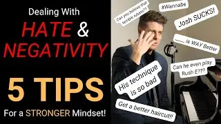5 Steps For Dealing with HATE & NEGATIVITY & How To Improve Your Mindset!