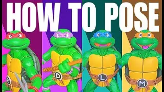 HOW TO POSE Neca TEENAGE MUTANT NINJA TURTLES