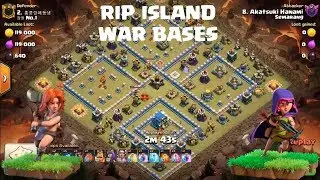 TH12 TH11 War Attack Strategy 2019 | Kill Island War Bases | RIP Island War Bases