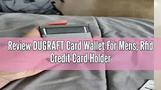 Review DUGRAFT Card Wallet For Mens, Rfid Credit Card Holder Wallet with Money Pocket, Slim Metal Po