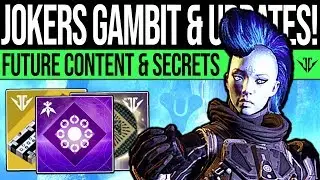 Destiny 2 | JOKERS GAMBIT & FUTURE UPDATES! Jokers Wild Concern, DLC Secrets, Game Feedback & Quests