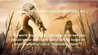 Young Earth Views on Extinction: Macarthur, creation care and mass extinctions.