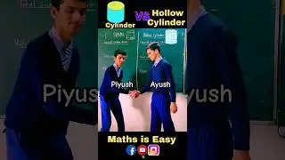 Surface Area and Volume Formulas 🔥| Cylinder & Hollow Cylinder #shorts #youtubeshorts #fun #cbse