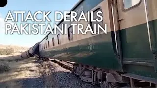 Blast claimed by separatist group derails train in southwest Pakistan