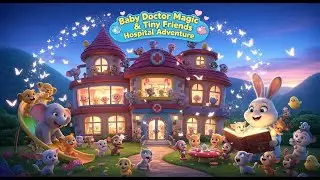 Kids Poem 🦊 Baby Doctor Magic & Tiny Animal Friends Playtime Adventure! 🐶🐱🐒🐻🦋🐥 Cute Rhymes for