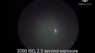 Orion nebula, Sirius, Betelgeuse, Alnitak and Moon with a 60mm refractor