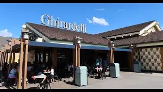 Ghirardelli Soda Fountain & Chocolate Shop Review! Walt Disney World Disney Springs 2024