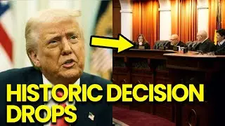 JUST IN: All 9 Supreme Court Justices Vote AGAINST Trump in Historic UNANIMOUS Rebuke!!