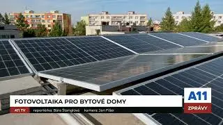 BLUENET NTS, a.s.: report&aacute;ž BYTOV&Eacute; DOMY - televize A11