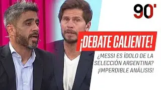 &iexcl;Picante debate en #90MinutosESPN! &iquest;#Messi es &iacute;dolo de la Selecci&oacute;n #Argentina?