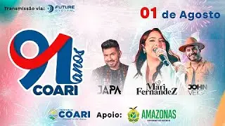 MISS COARI 2023 E SHOW MARI FERNANDEZ - COARI - ANIVERSÁRIO DE 91 ANOS