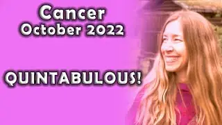 Cancer October 2022 QUINTABULOUS! 5 Star Goddess Mega Blessings (Astrology Horoscope)