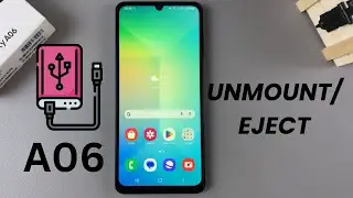 How Unmount /Eject External Hard Disk From Samsung Galaxy A06