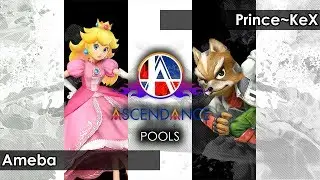 Smash 4: Ameba (Peach) V Prince~KeX (Fox) -  Ascendance #92 Tournament SSB4
