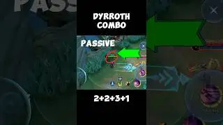 Dyrroth combo for beginners 🫂 #mobilelegendstoday #foryou #mlbb #mltoday #dyrroth