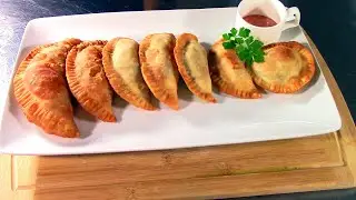 Empanada frita masa crujiente | curso de picaderas y bocadillos