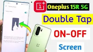 Oneplus 15R 5g Double Tap ON-OFF Screen | Oneplus 15r 5g Double Tap To Turn Screen ON-OF