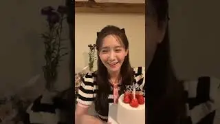YOONA's birthday ig live with YURI