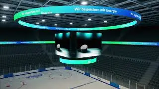 Animierte Bande und Videow&uuml;rfel f&uuml;r MVV Energie in der SAP-Arena