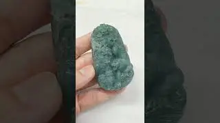 Crouching Tiger Blue Jade Pendant - Roar! Natural Jadeite for Bespoke Gents Pendant! #luxuryjade