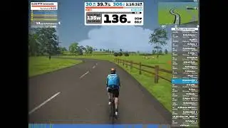 2x 20 FTP intervals Zwift workout