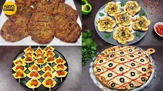 Iftar Recipes, Peri Peri Chicken Kebab Chicken Cheese Bread Bites, Chicken Lasagna, Ramadan Recipes