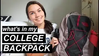 WHAT'S IN MY COLLEGE BACKPACK + SCHOOL SUPPLIES HAUL 2019