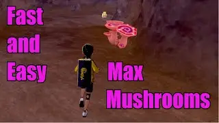 Isle of Armor | Fast and Easy Max Mushrooms | Pokemon Sword and Shield