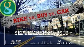 Bike vs. Bus vs. Car Race - 2019