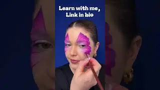 Butterfly face paint tutorial