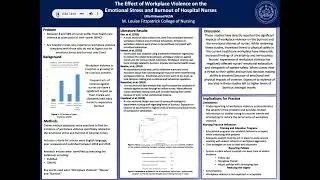 20  The Effect of Workplace Violence on the Emotional Stress and Burnout of Hospital Nurses