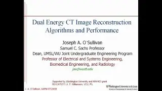 Dual Energy CT Image Reconstruction Algorithms and Performance