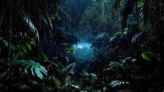 Rain Sounds in Dense Forest Canopy 🌧️ Deep Sleep, Relaxation & Insomnia Relief