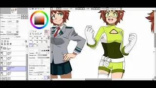 {.:Boku No Hero Academia OC:.} Chiharu - Speedpaint