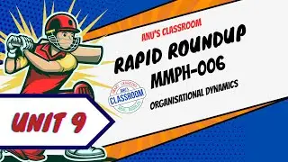 IGNOU MBA | MMPH 006 | Unit 9 Role of Leaders | Rapid Roundup