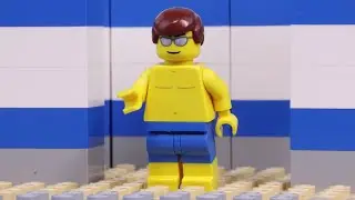 LEGO City Swimming Pool Fail STOP MOTION LEGO Swimming Diving Board Fail | LEGO City | Billy Bricks