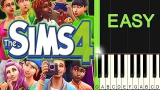 The Sims 4 Theme Song EASY Piano Tutorial