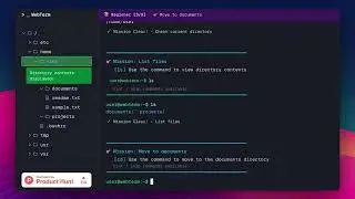 WebTerm - A browser terminal sandbox for learning CLI without fear