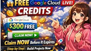 😱 FREE Google Cloud Credits LIVE! Claim NOW Before It Expires 🚀 (Step-by-Step)  | Build Projects Now