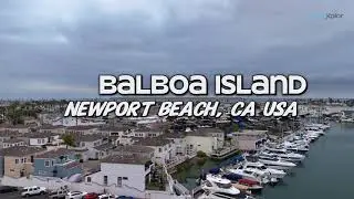 4K Drone Video of Balboa Island | Newport Beach Waterfront Life