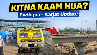 Badlapur to Karjat 3rd & 4th Line Project 🚆 | Latest Progress Feb 2026 📍 | Indian Railways 🇮🇳 