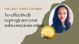 How To effectively Reprogram Subconscious Mind:Stop trying to change your beliefs (Use these 3 Keys)