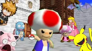 SM64 bloopers: Toad, the Pok&eacute;mon master