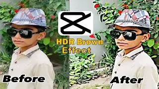 Capcut HDR Brown effect video editing. #editing #capcut #video #hdr #brown