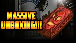 INSANE HALLOWEEN UNBOXING!!! [40+ HAUNTED CASES] (ROBLOX ASSASSIN)