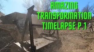 AMAZING TRANSFORMATION TIMELAPSE P.1 (ASV RT120F W/ Fecon Mulching Head)