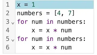 When a Python For Loop Is Followed By Another For Loop
