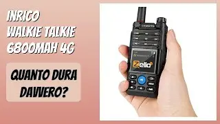 RECENSIONE (2025) : Inrico Walkie Talkie 6800mAH 4G. DETTAGLI